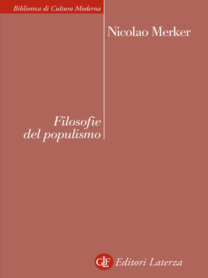 cover image of Filosofie del populismo